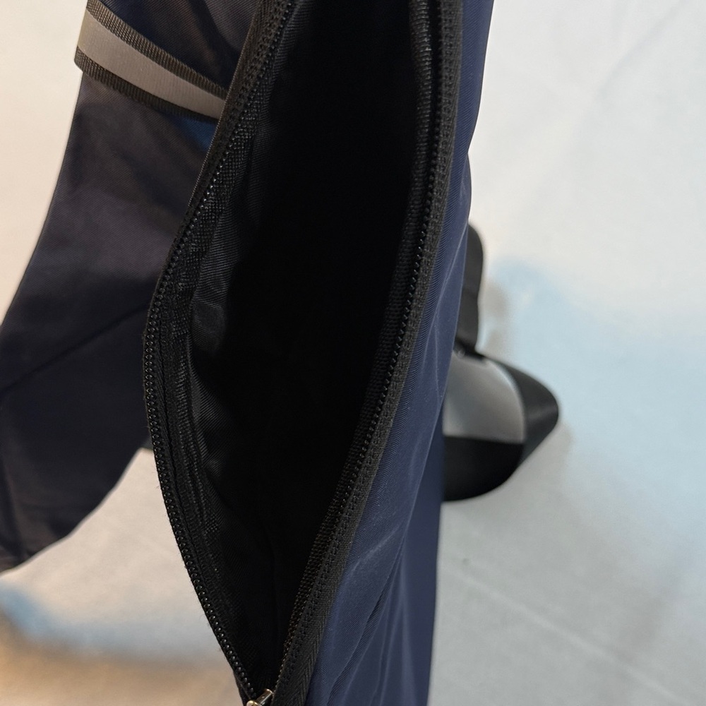 Wander Plus Anti-Theft Slim Travel Navy Blue Crossbody Sling Bag - Picture 5 of 16